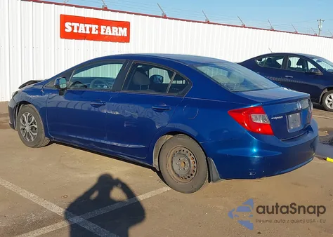 2012 Honda Civic Lx из США, поврежденный, VIN 19XFB2F56CE321054